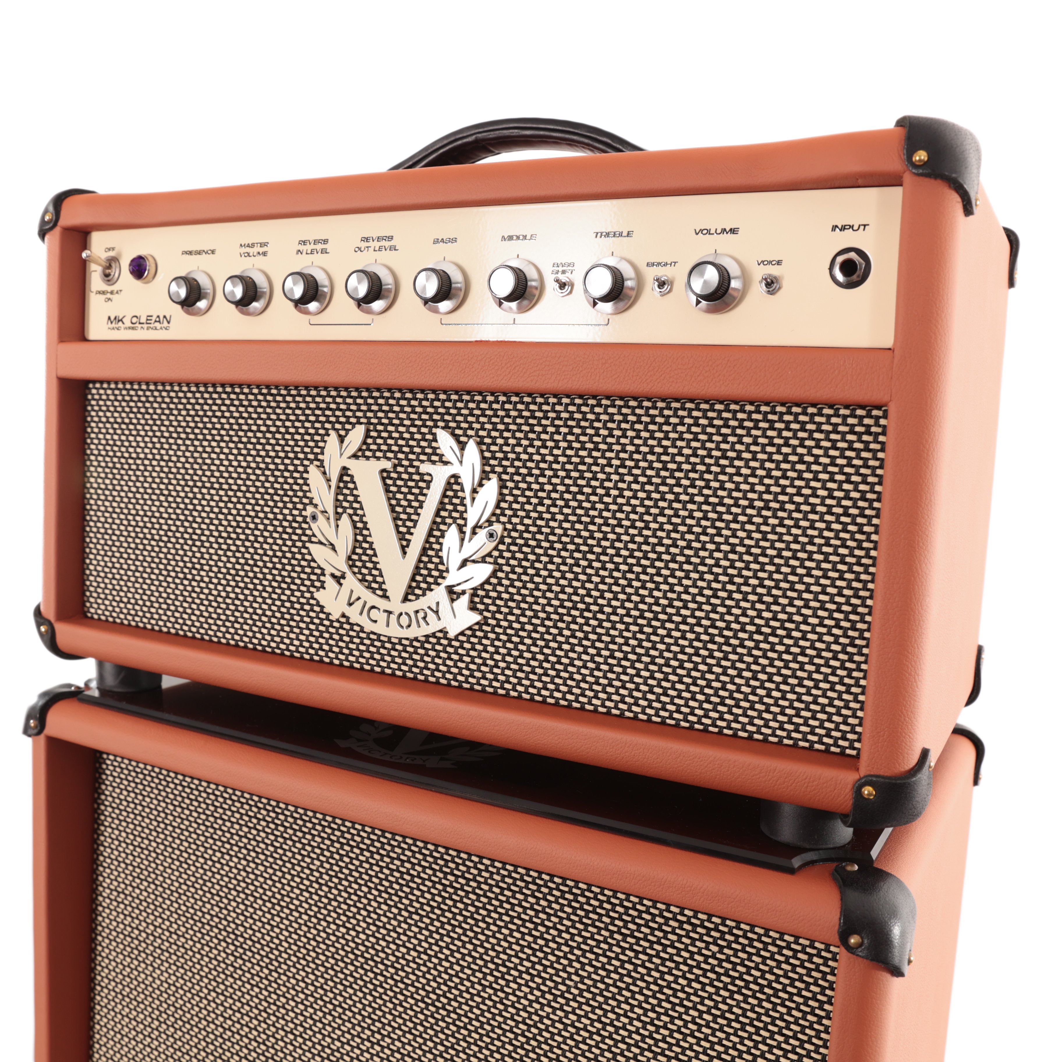 Victory MK Clean 100w Handwired Valve Amp Head and 2x12 Cab in